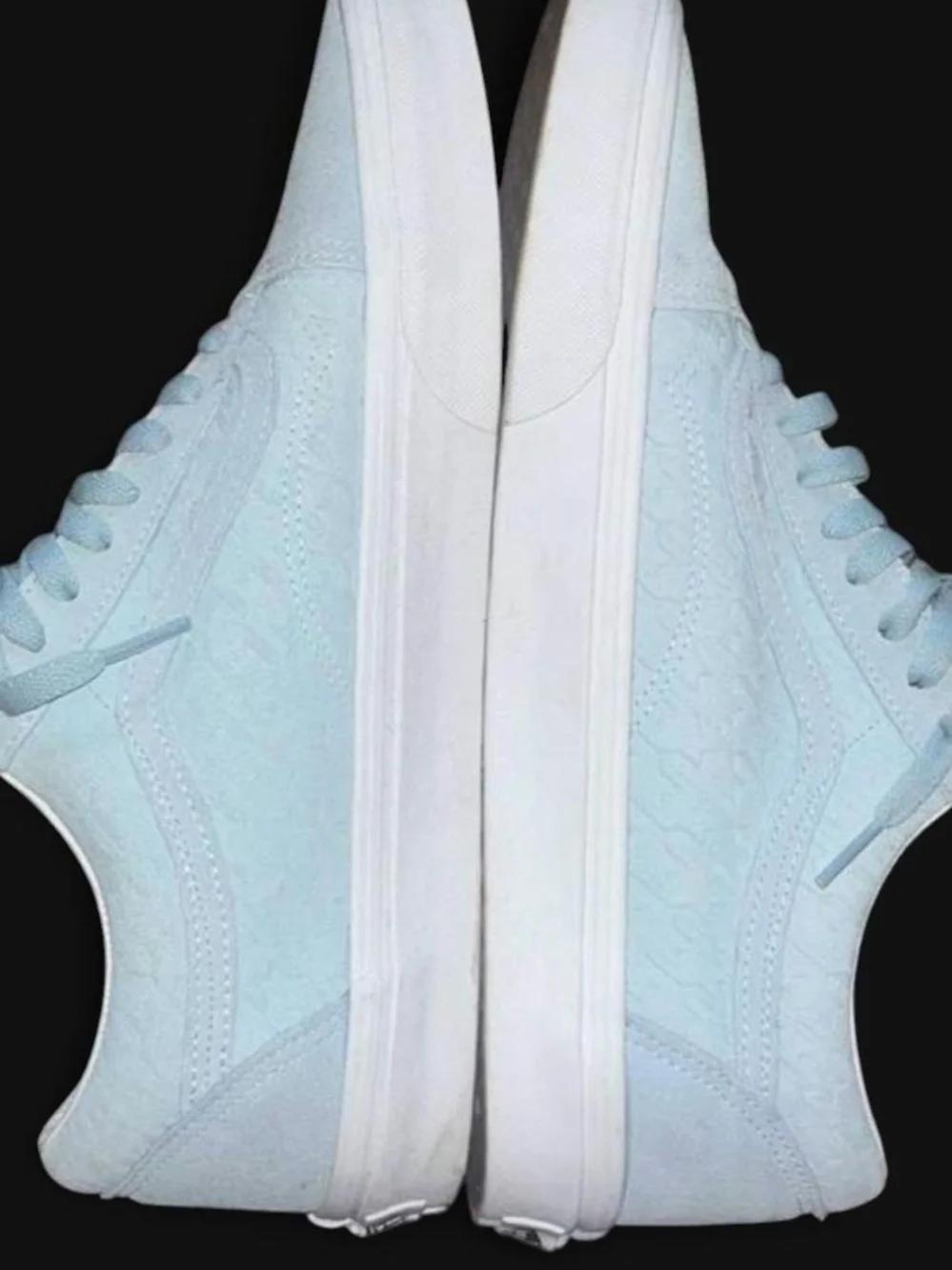 Vans Light Blue Low-Top Sneakers